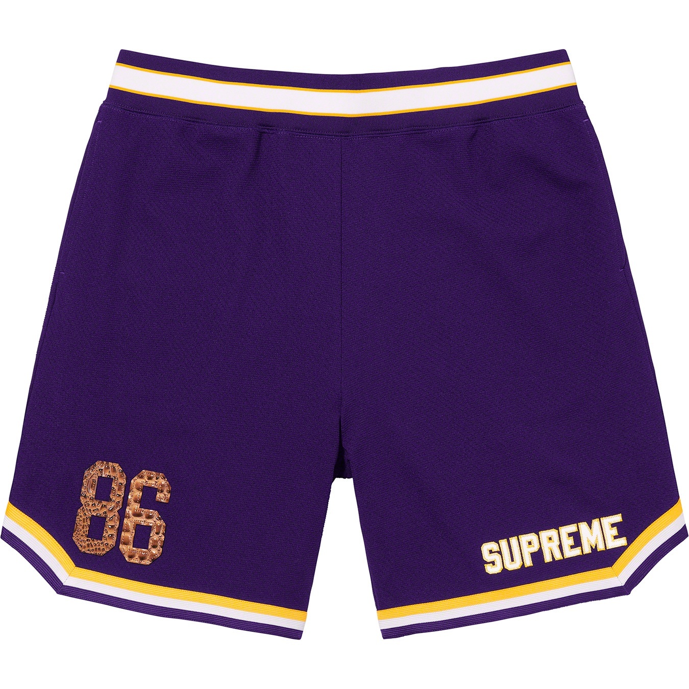 Faux Croc Basketball Short view 8